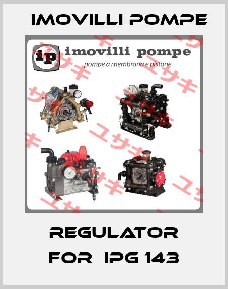 regulator for  IPG 143 Imovilli pompe