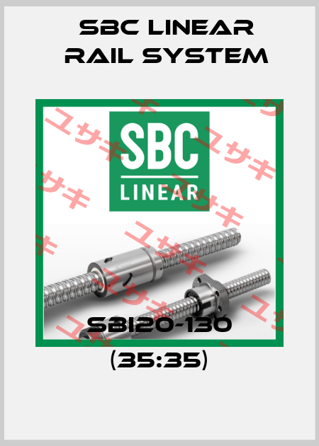 SBI20-130 (35:35) SBC Linear Rail System
