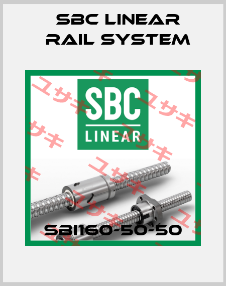 SBI160-50-50 SBC Linear Rail System