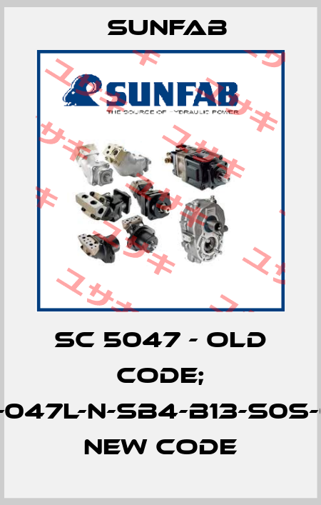 SC 5047 - old code; SCP-047L-N-SB4-B13-S0S-000- new code Sunfab