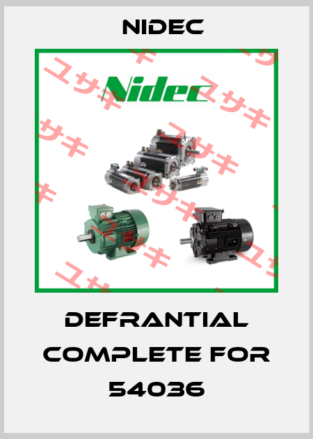 DEFRANTIAL COMPLETE for 54036 Nidec