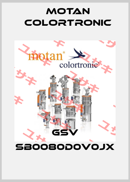 GSV SB0080D0V0JX Motan Colortronic