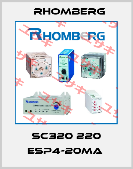 SC320 220 ESP4-20MA  Rhomberg