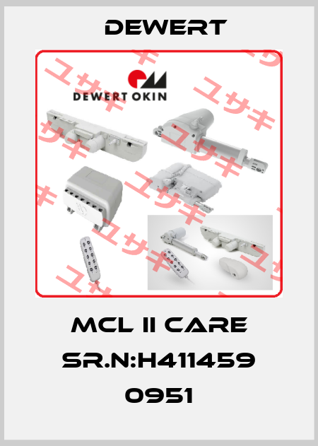 MCL II CARE Sr.N:H411459 0951 DEWERT