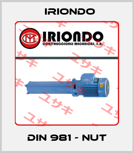 DIN 981 - nut IRIONDO