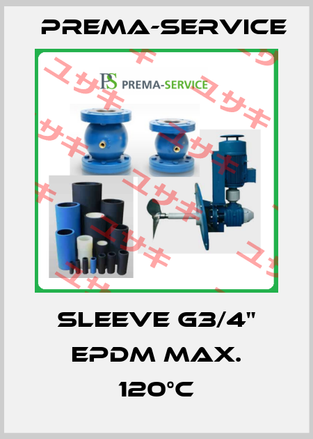 Sleeve G3/4" EPDM max. 120°C Prema-service