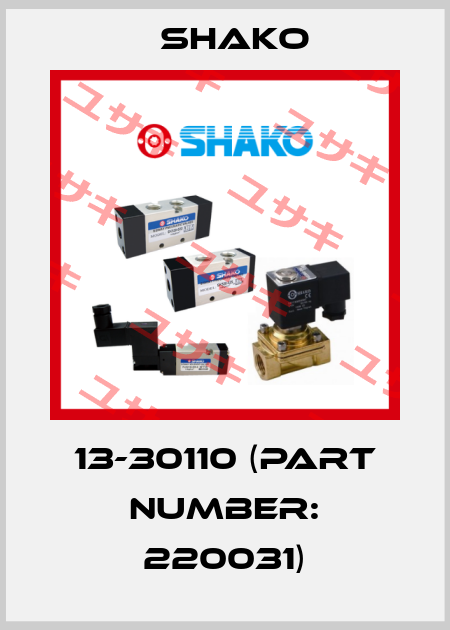 13-30110 (Part number: 220031) SHAKO