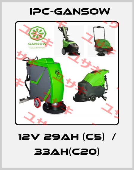 12V 29Ah (C5)　/ 33Ah(C20) IPC-Gansow