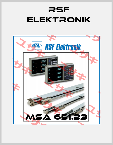 MSA 651.23 Rsf Elektronik