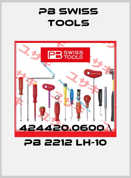 424420.0600 \ PB 2212 LH-10 PB Swiss Tools