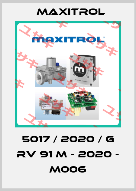 5017 / 2020 / G RV 91 M - 2020 - M006 Maxitrol