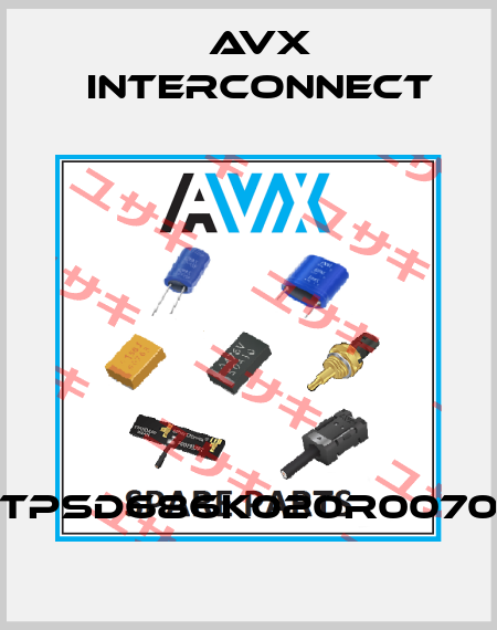 TPSD686K020R0070 AVX INTERCONNECT