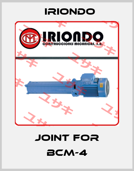joint for BCM-4 IRIONDO