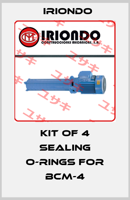 kit of 4 sealing O-rings for BCM-4 IRIONDO