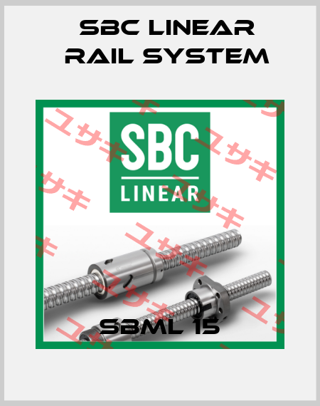 SBML 15 SBC Linear Rail System