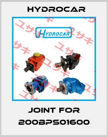 Joint for 200BPS01600 Hydrocar