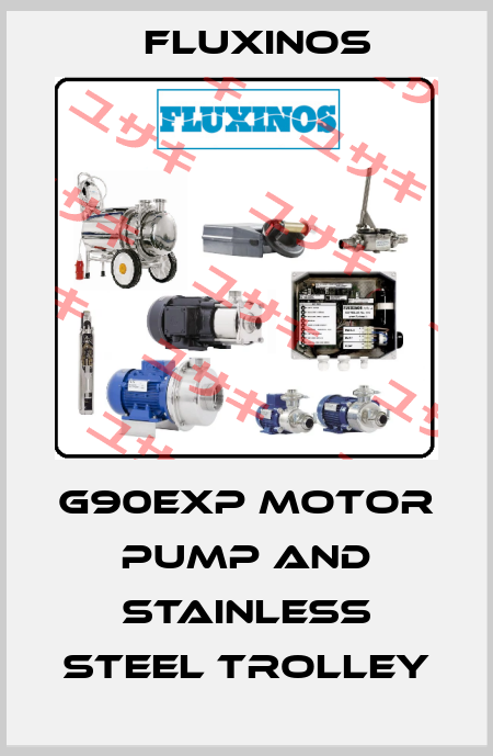 G90Exp motor pump and stainless steel trolley fluxinos