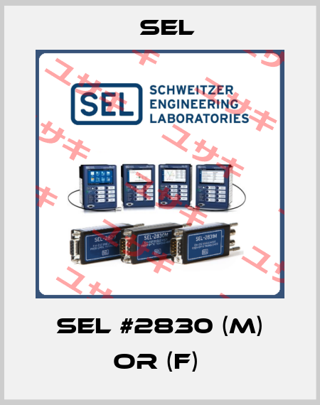 SEL #2830 (M) or (F)  Sel