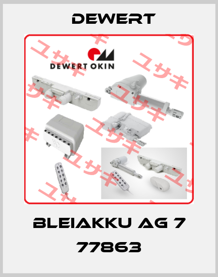 Bleiakku AG 7 77863 DEWERT
