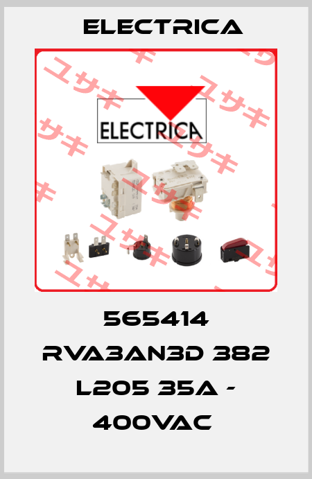 565414 RVA3AN3D 382 L205 35A - 400VAC  Electrica
