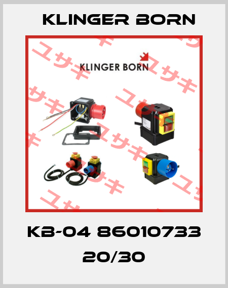 KB-04 86010733 20/30 Klinger Born