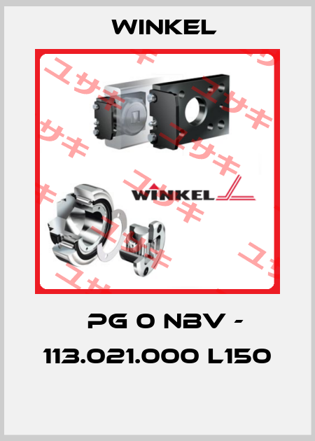  	PG 0 NBV - 113.021.000 L150 	 Winkel