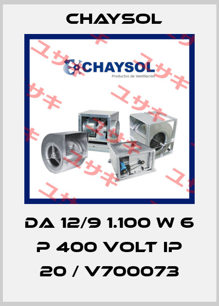 DA 12/9 1.100 W 6 P 400 Volt IP 20 / V700073 Chaysol