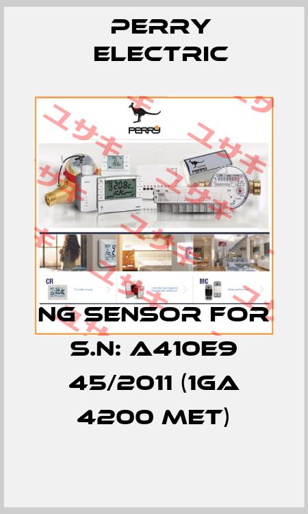 NG sensor for S.N: A410E9 45/2011 (1GA 4200 MET) Perry Electric