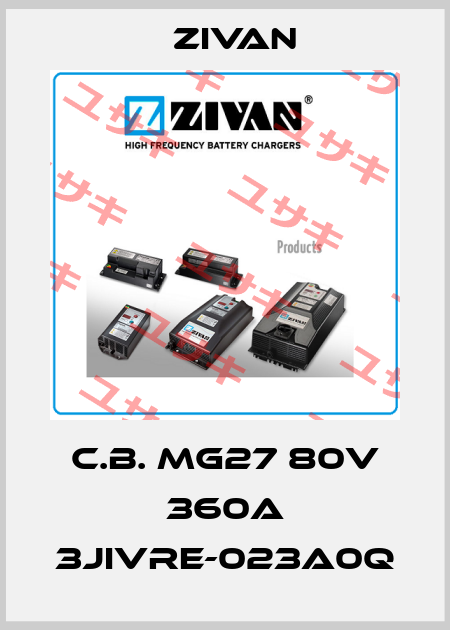 C.B. MG27 80V 360A 3JIVRE-023A0Q ZIVAN