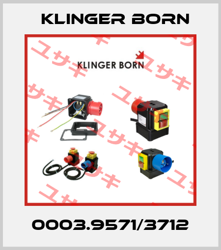 0003.9571/3712 Klinger Born
