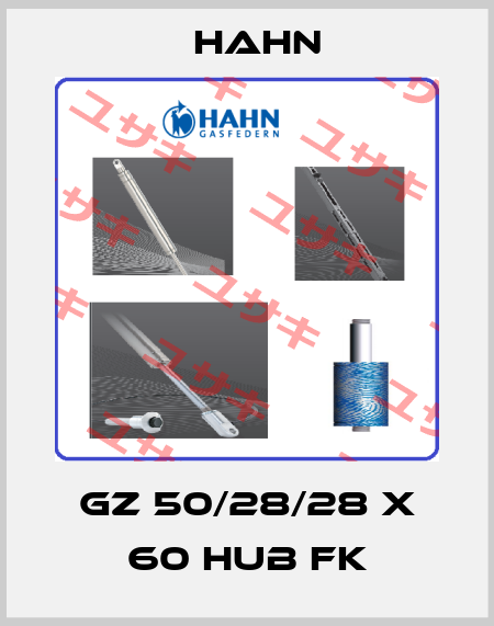 GZ 50/28/28 x 60 Hub FK Hahn