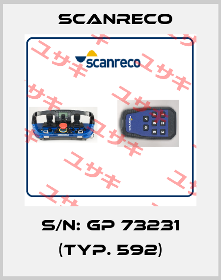 S/N: GP 73231 (typ. 592) Scanreco