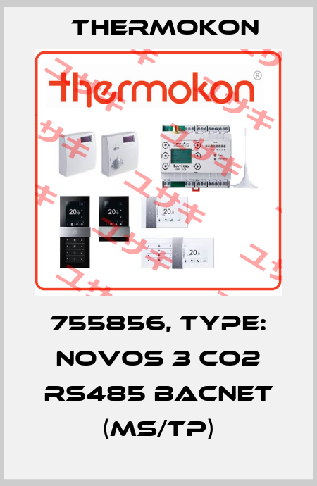 755856, Type: NOVOS 3 CO2 RS485 BACnet (MS/TP) Thermokon