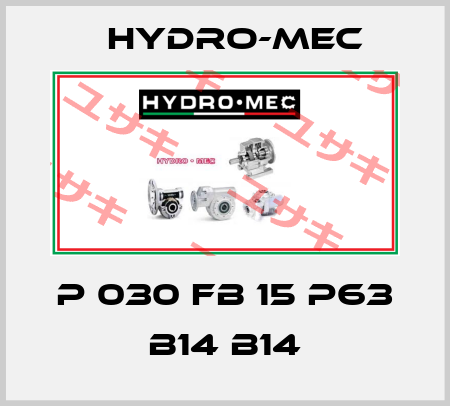 P 030 FB 15 P63 B14 B14 Hydro-Mec