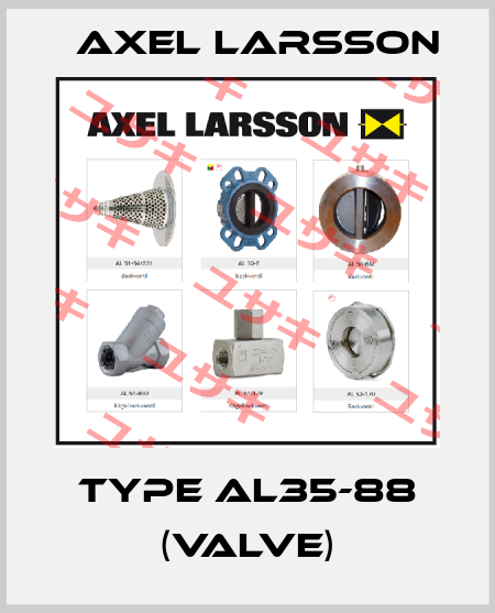 Type AL35-88 (valve) AXEL LARSSON