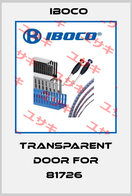 Transparent door for 81726  Iboco