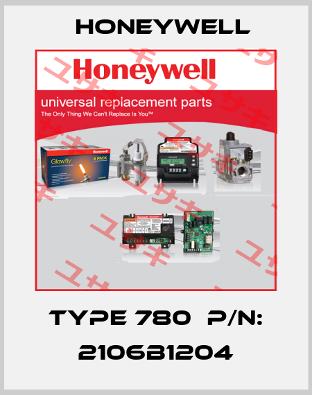     TYPE 780  P/N: 2106B1204 Honeywell