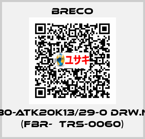 80-ATK20K13/29-0 drw.n (FBR-  trs-0060) Breco