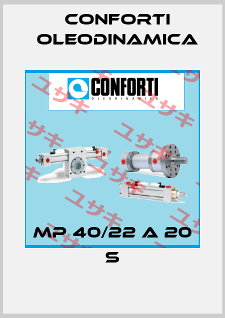 MP 40/22 A 20 S Conforti Oleodinamica