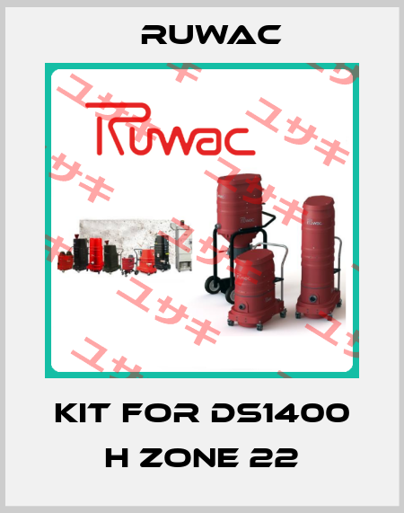 Kit for DS1400 H Zone 22 Ruwac