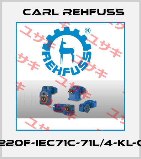SR220F-IEC71C-71L/4-KL-CCC Carl Rehfuss