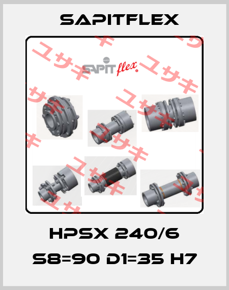 HPSX 240/6 S8=90 D1=35 H7 Sapitflex