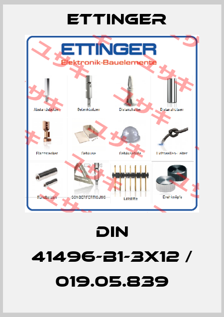 DIN 41496-B1-3x12 / 019.05.839 Ettinger
