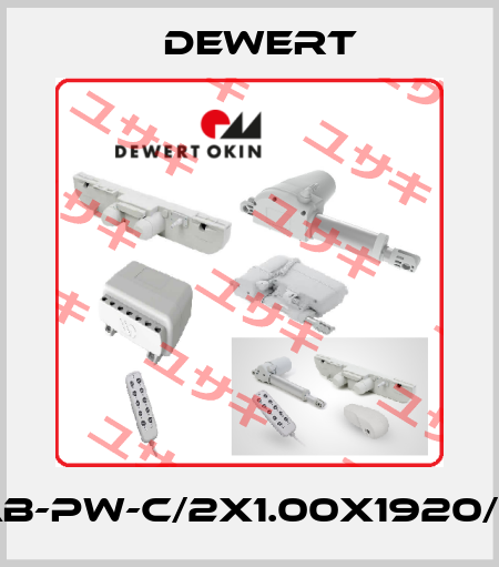 CAB-PW-C/2x1.00x1920/GY DEWERT