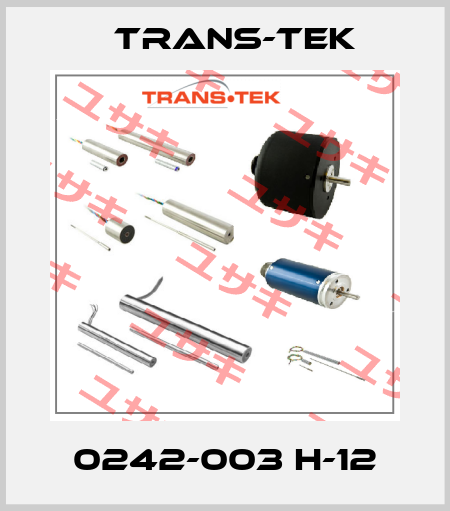 0242-003 H-12 TRANS-TEK
