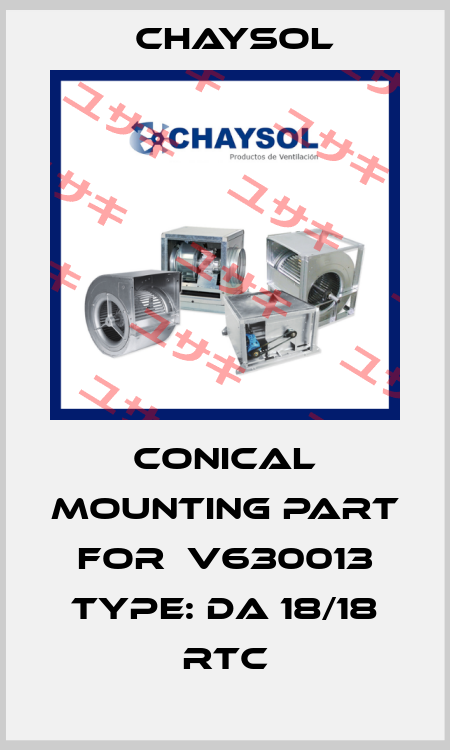 Conical mounting part for  V630013 Type: DA 18/18 RTC Chaysol