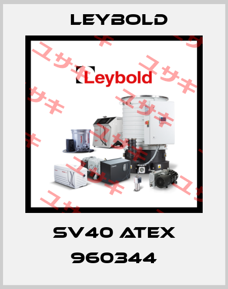 SV40 ATEX 960344 Leybold