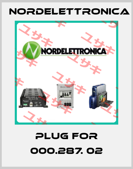 plug for 000.287. 02 Nordelettronica