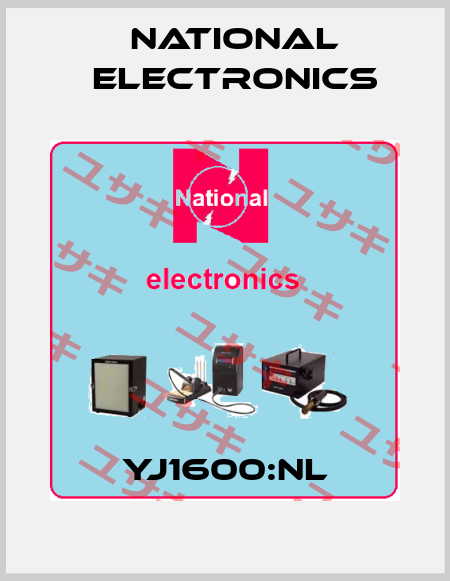 YJ1600:NL NATIONAL ELECTRONICS