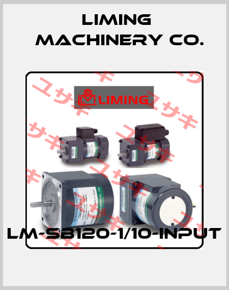 LM-SB120-1/10-input LIMING  MACHINERY CO.